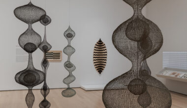 installation view of 'Ruth Asawa: A Retrospective' at the Museum of Modern Art