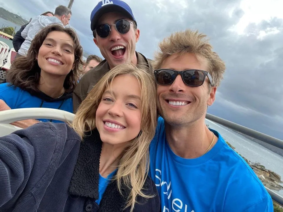 “I love being with him,” she added. sydney_sweeney/Instagram