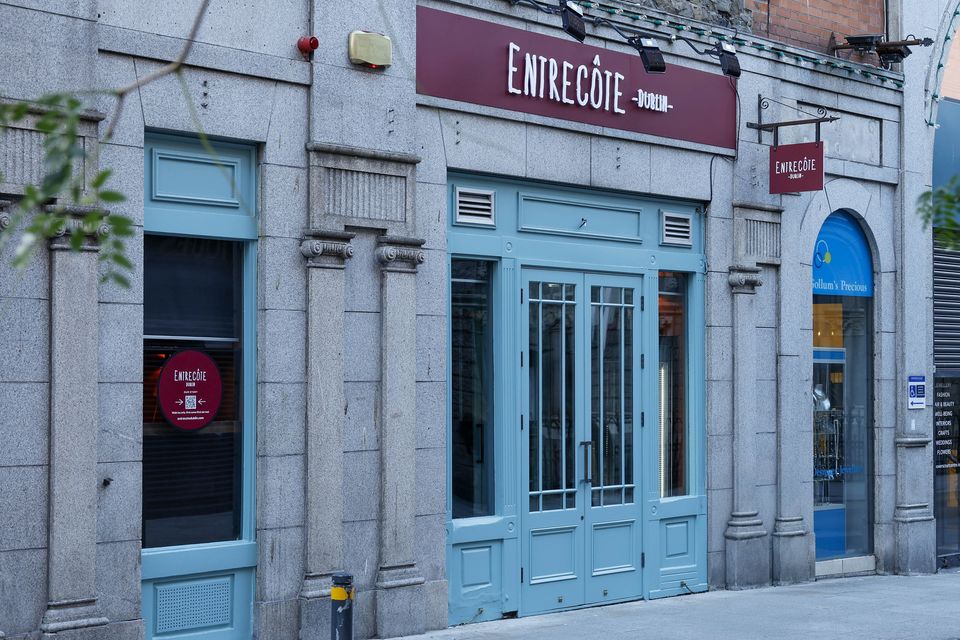 Entrecôte Dublin on Clarendon Street, Dublin 2. Photo: Photocall