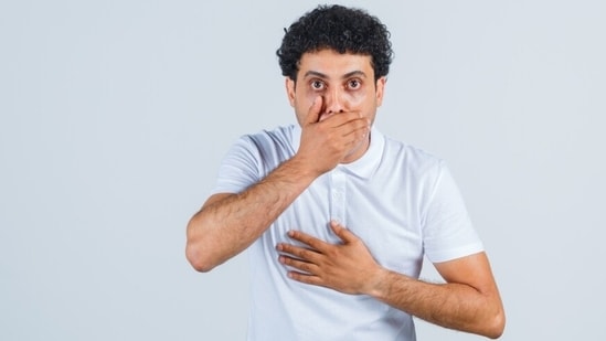 Dr Pradip states bad breath isn’t always just a dental issue; it can sometimes be linked to serious underlying health problems, including heart disease.(Freepik)