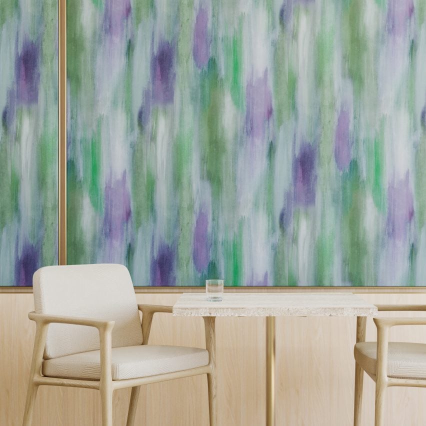 Borealis wallcovering by Designtex
