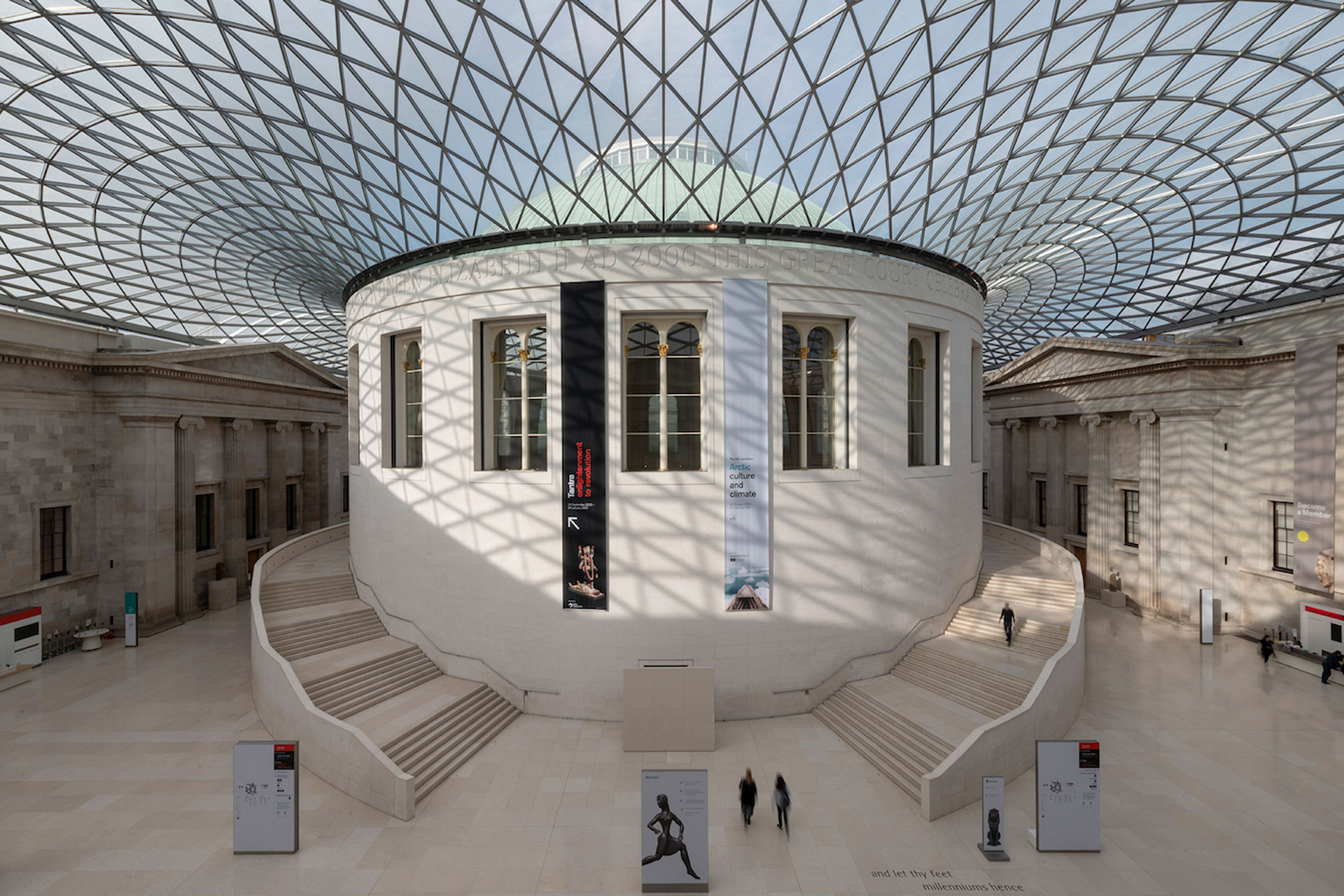The lattice ceiling of The British Museum, Trustees of The British Museum