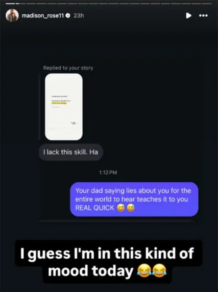 Maddie Brush Instagram post