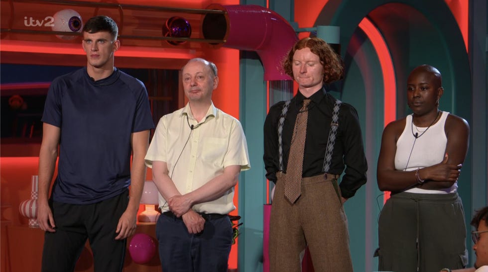 Cameron B, Richard, George and Feyisola, Big Brother cameron b, richard, george and feyisola, big brother