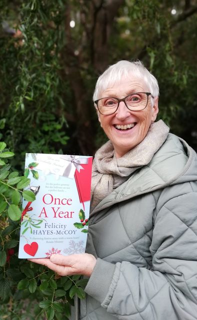 West Kerry based author Felicity Hayes-McCoy pictured with her latest book. 