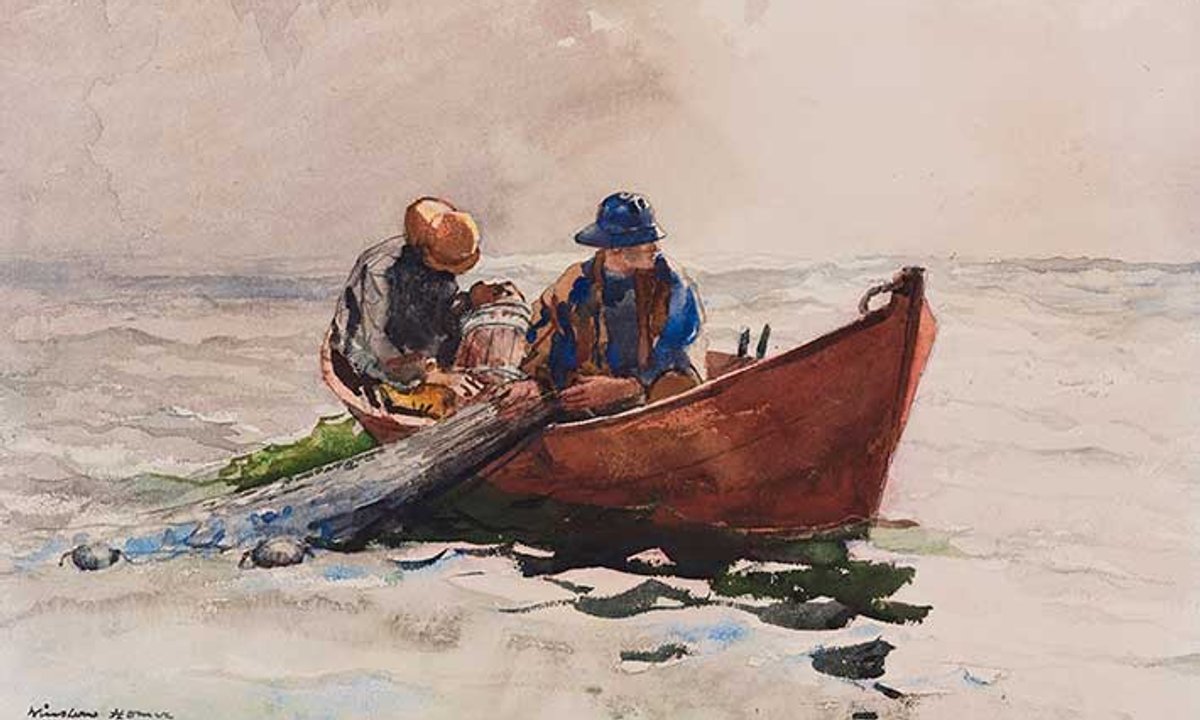Catch of the day: Winslow Homer’s delicate watercolours get very rare outing in Boston - The Art Newspaper