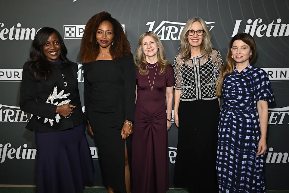 Liz Jenkins, Pearlena Igbokwe, Frances Berwick, Erin Underhill and Beatrice Springborn