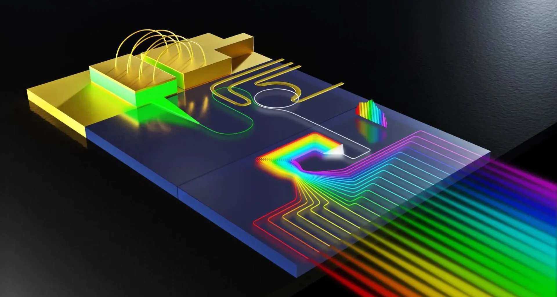 Scientists accidentally create a tiny “rainbow chip” that could supercharge the internet
