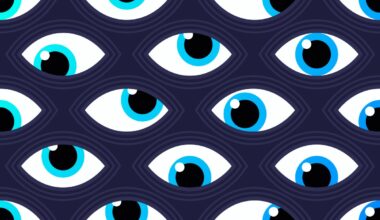 Seamless Eyes Spy Abstract Background Pattern