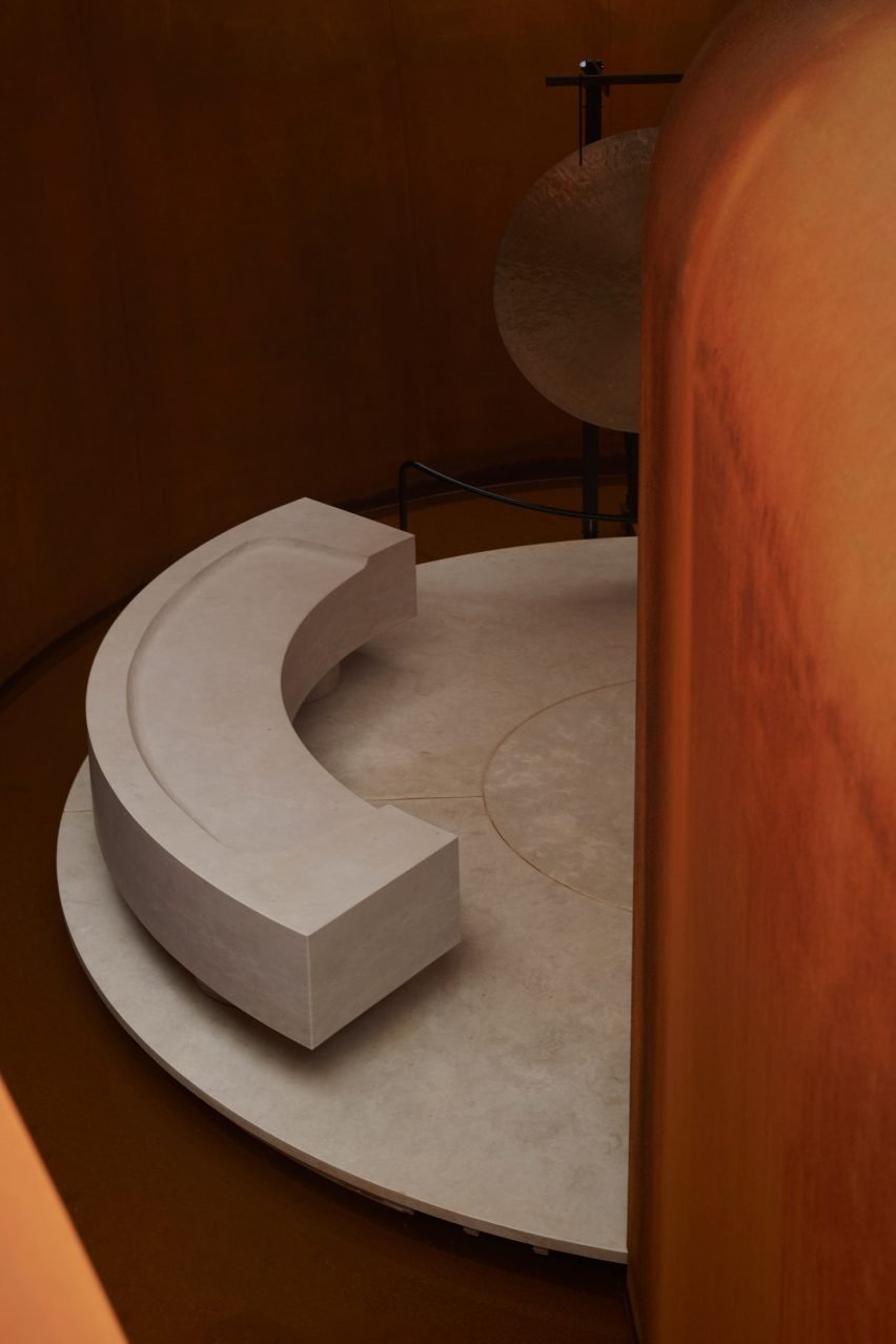 Stone bench