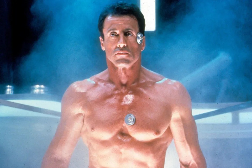 Moviestore/Shutterstock Sylvester Stallone in 'Demolition Man'