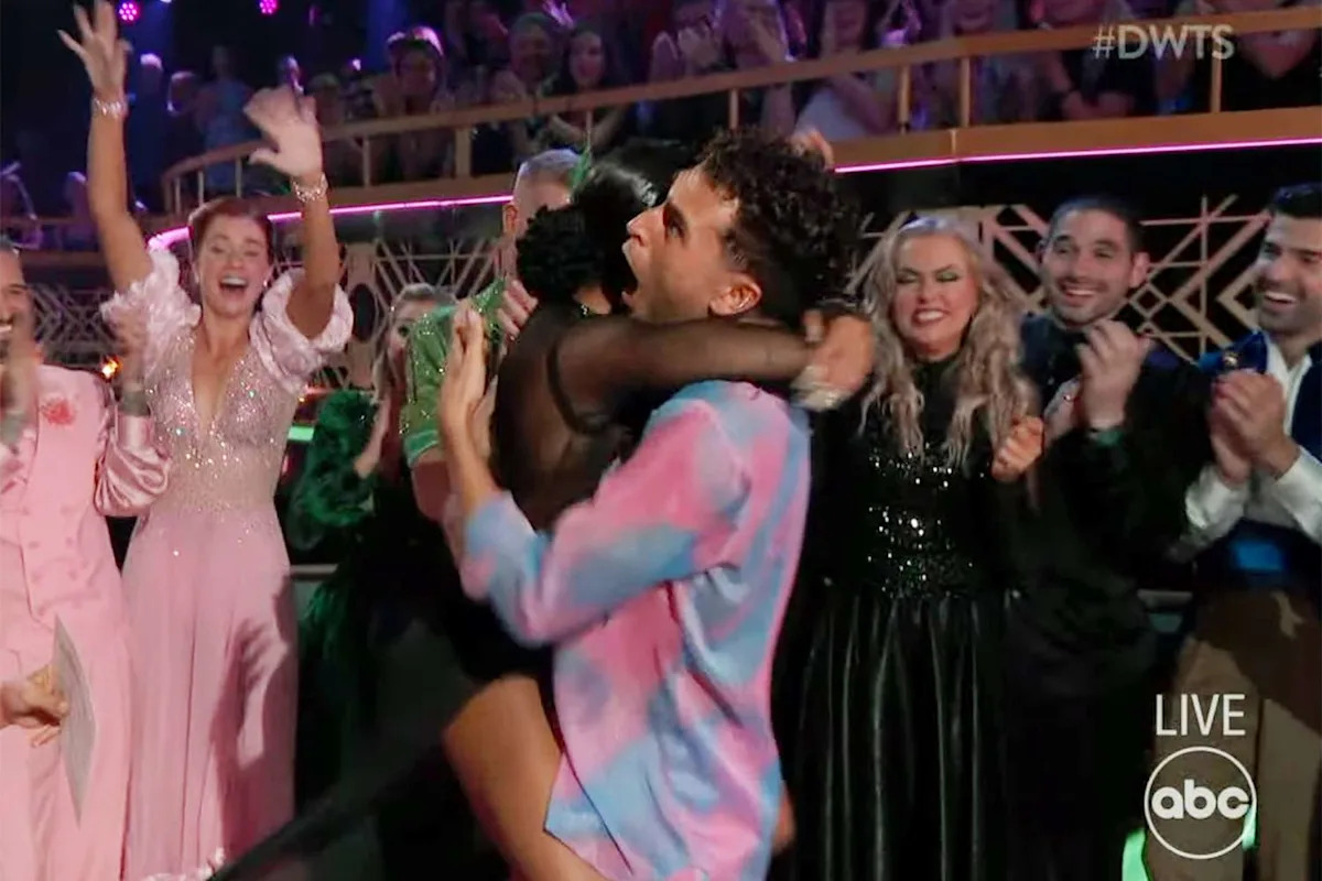 “Dancing with the Stars”' Jordan Chiles and Ezra Sosa Get Bleeped After Hearing Their Scores“”