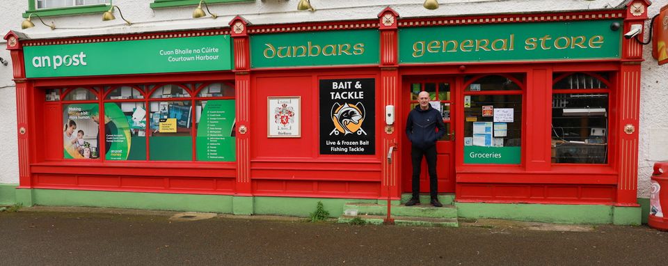 Noel Dunbar Postmaster from Dunbars Shop Courtown. PHOTO: Sabrina Ffrench 