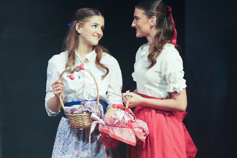 Some of the cast at Creagh College Presents Oklahoma in The Gorey Little Theatre. PHOTO: Sabrina Ffrench