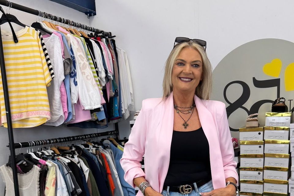 Owner of No.58 online clothes store, Marie Conneely.