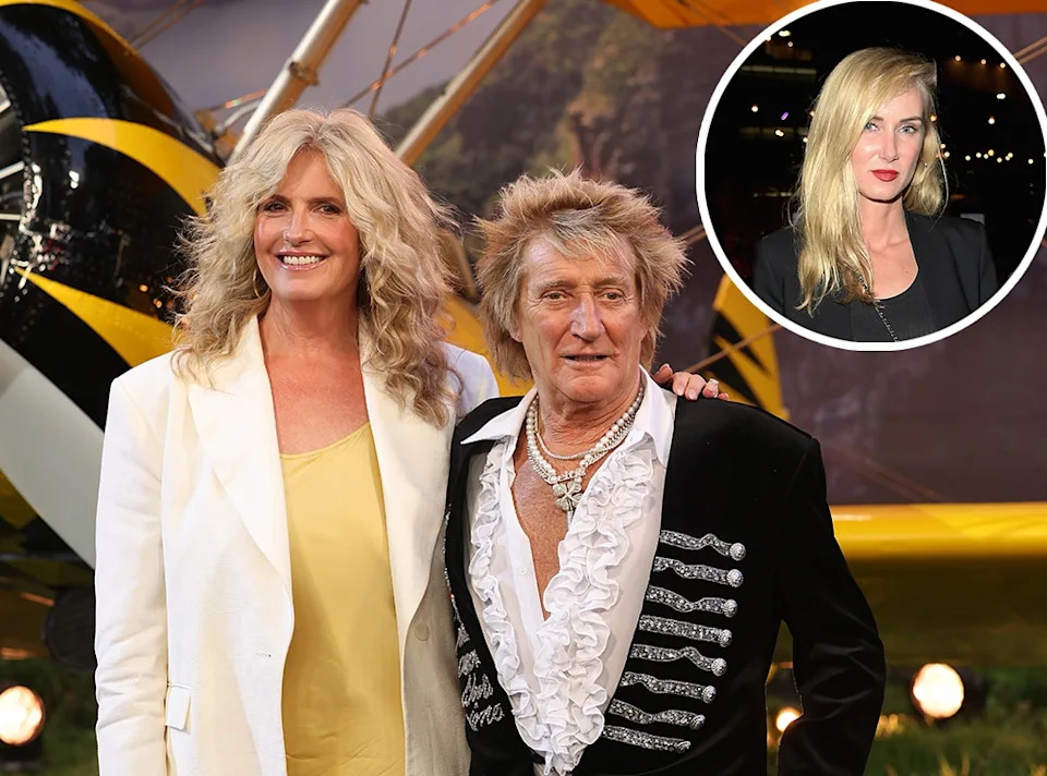 Penny Lancaster, Rod Stewart, Kimberly Stewart