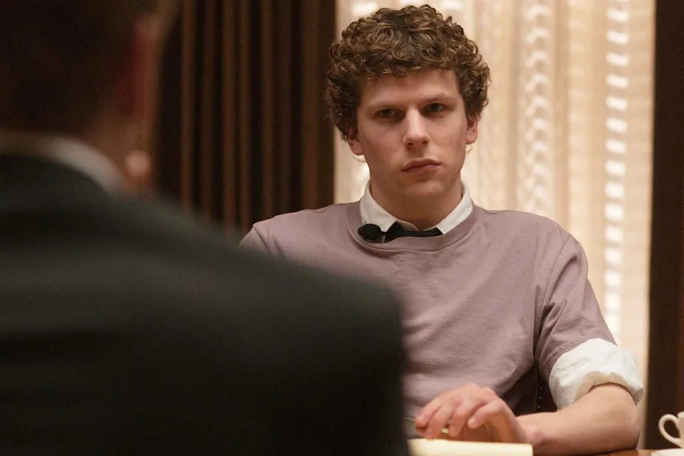 Merrick Morton/Columbia/Sony Jesse Eisenberg as Mark Zuckerberg in 'The Social Network'