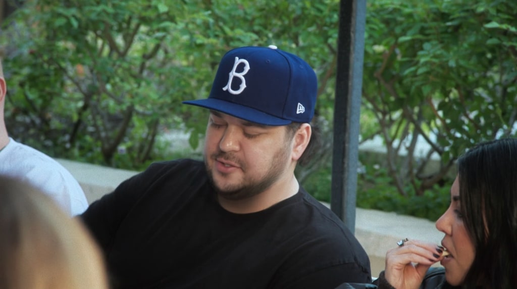 Rob Kardashian and Kourtney Kardashian captured filming inside the family's Hidden Hills home in the season seven premiere of "The Kardashians" on Hulu