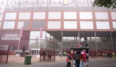 Row escalates over ‘completely and utterly unacceptable’ banning of Maccabi Tel Aviv fans at Villa Park