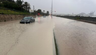 Alicante floods ahead of red alert weather warning