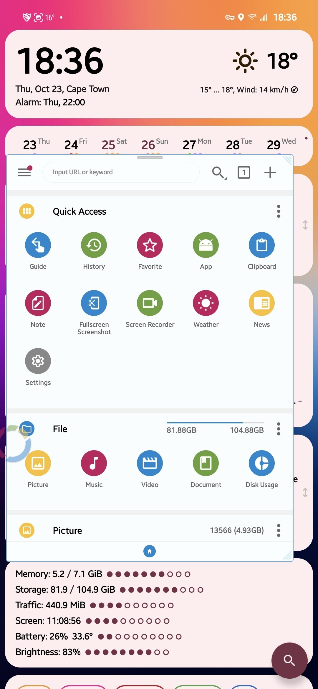 fooview screenshot 2