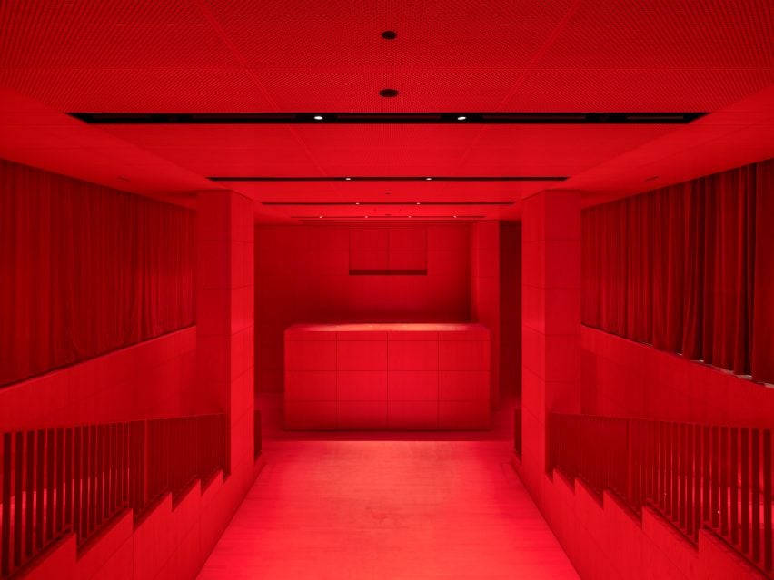 The auditorium at Foundation Cartier 