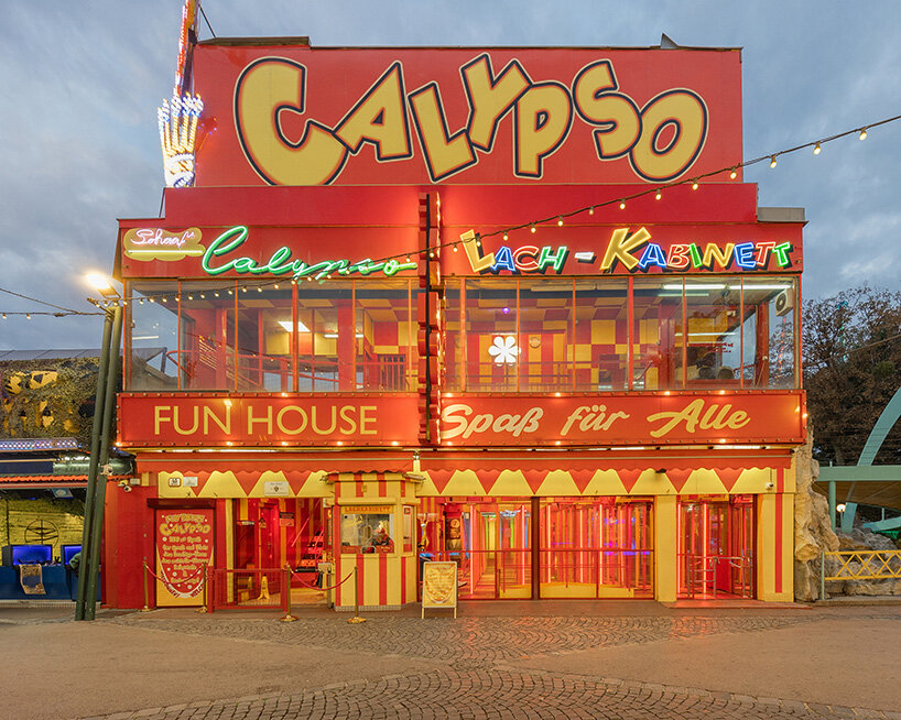 franck bohbot captures vienna's historic amusement park as gallery of sculptural forms