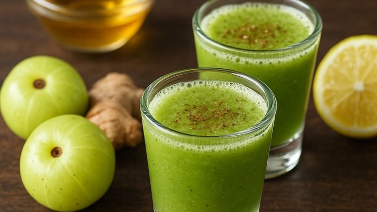 (Image Credits: Pinterest) Get longs locks with amla, ginger, and curry leaves