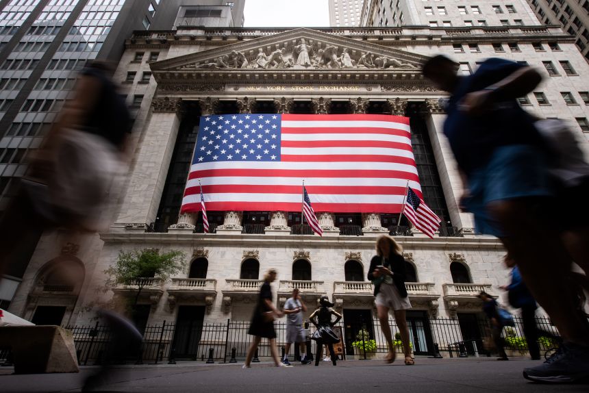 The New York Stock Exchange in New York, on Wednesday, July 2, 2025.