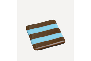 Glassette striped coaster 