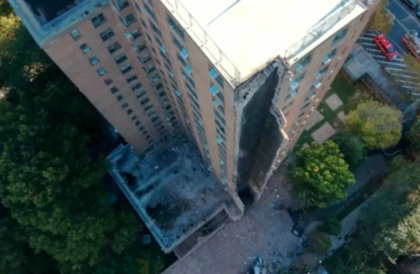 Part of high-rise apartment building in New York City collapses - The Journal