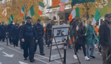 Large Garda presence at far-right protest in Cork city · TheJournal.ie