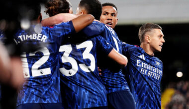 Trossard puts Arsenal three points clear at top of the Premier League table