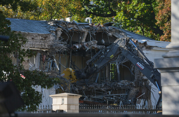 Trump tears down part of White House for new $250m ballroom - The Journal