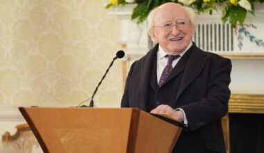 End of an era as Michael D Higgins hosts final tea reception in the Áras - The Journal