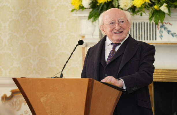 End of an era as Michael D Higgins hosts final tea reception in the Áras - The Journal