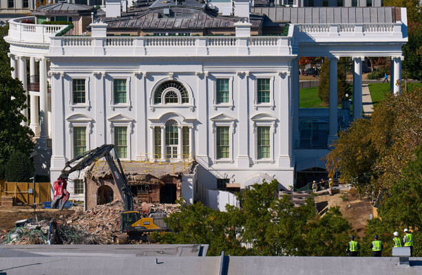 White House East Wing demolished as Trump smashes forward with ballroom project - The Journal