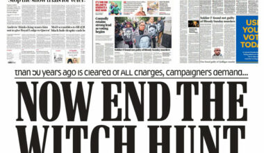 How the British and Irish papers covered the verdict in the Bloody Sunday murder trial - The Journal