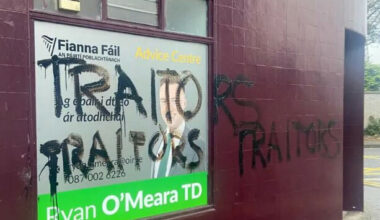Graffiti on office is ‘attempt to intimidate me and my team’, Tipperary TD says - The Journal