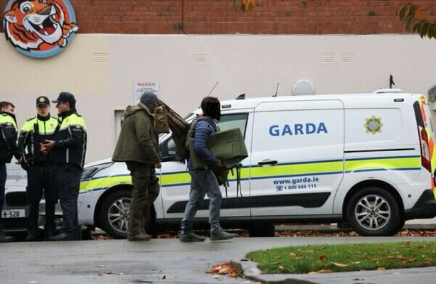 A man has been arrested after he barricaded himself inside an empty creche in County Meath