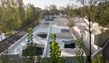 white courtyard houses reinterpret ancient kilns for resort in china