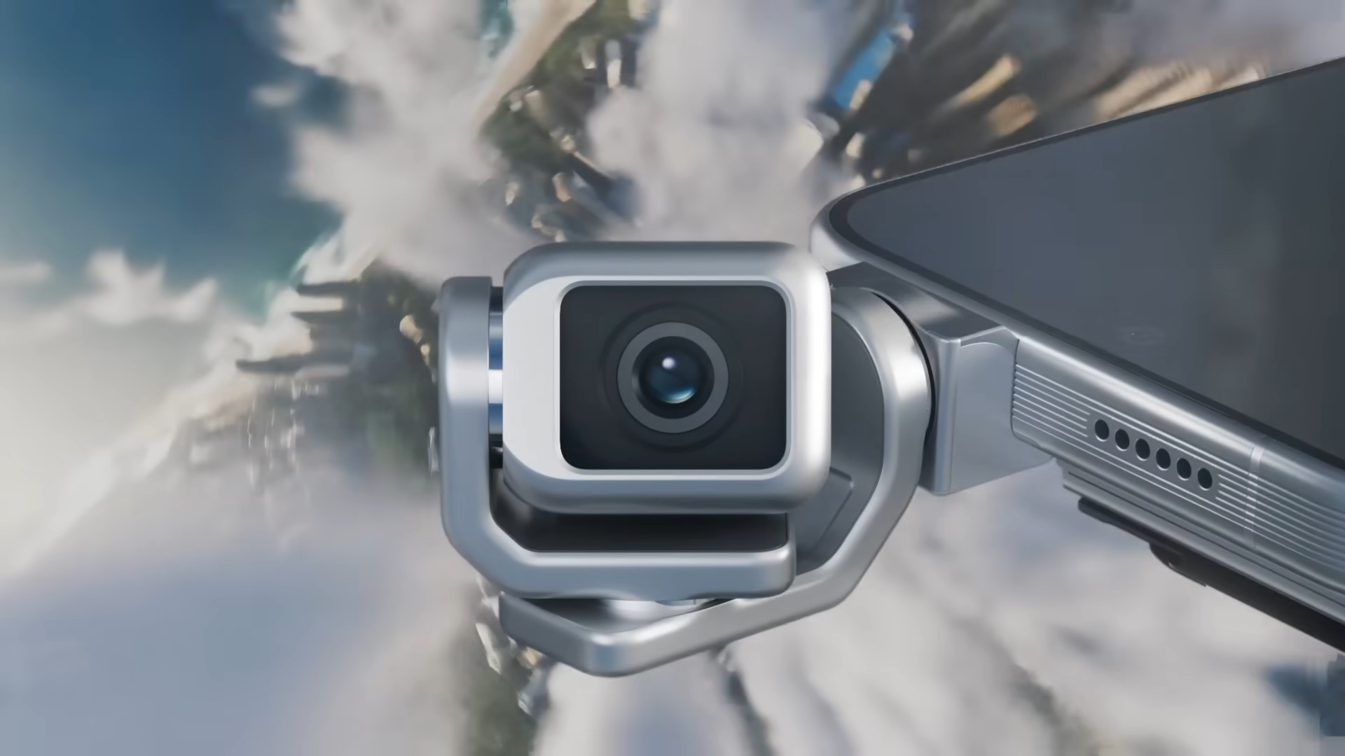 honor robot phone clouds