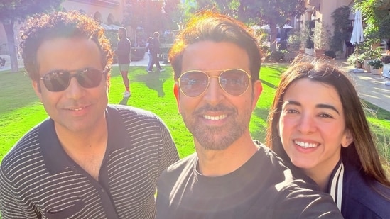 Earlier this month, Hrithik Roshan and Saba Azad celebrated four years together with a heartfelt Instagram post.(Instagram)