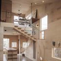 © Steven Holl Architects Hudson L-House / Steven Holl Architects - Interior Photography, Wood, Lighting, Stairs