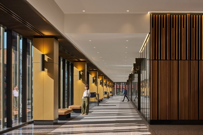 inside of Hudsons skyscraper