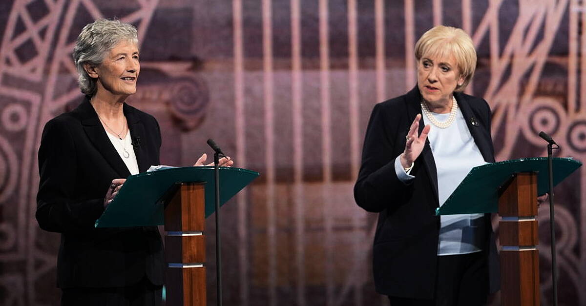 Humphreys and Connolly make pitch to voters in final presidential TV debate
