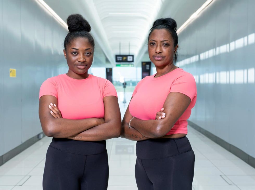 Hunted 2025 contestants Saffron and Dionne hunted 2025 contestants saffron and dionne
