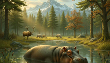 Radiocarbon dating reveals the mid-Weichselian presence of common hippos (Hippopotamus amphibius) in the Upper Rhine Graben in Germany. Image credit: Gemini AI.