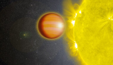 The hot-Jupiter WASP-18b. Image credit: NASA’s Goddard Space Flight Center.