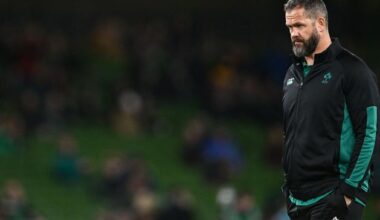 Rúaidhrí O'Connor: Time for Andy Farrell to turn the page and plot a course for the 2027 World Cup with his November squad